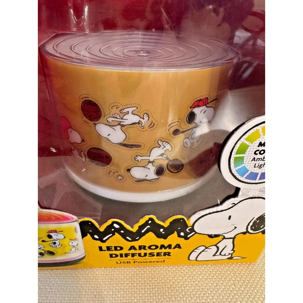 Peanuts LED Aroma Diffuser USB Powered Multi Color Light NEW